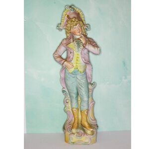 Vintage Porcelain Figure Of Neoclassical Man Dressed in Attire Of The Time